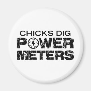 Chickar Gräver effektmätare Magnet