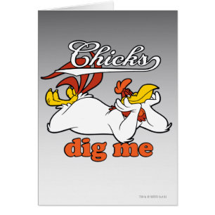 Chickar Gräver mig Hälsningskort