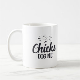 Chickar Gräver mig Kaffemugg