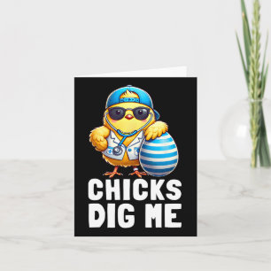Chickar Gräver mig Lusnyj Glad påsk Day Nurse Dokt Kort