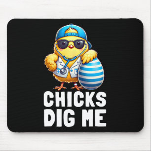 Chickar Gräver mig Lusnyj Glad påsk Day Nurse Dokt Musmatta