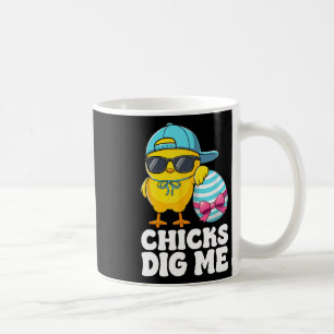 Chickar Gräver mig Påsk Småbarn Boys Manar Glad på Kaffemugg