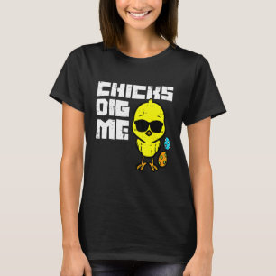 Chickar Gräver mig solglasögon Coola Småbarn Boys T Shirt