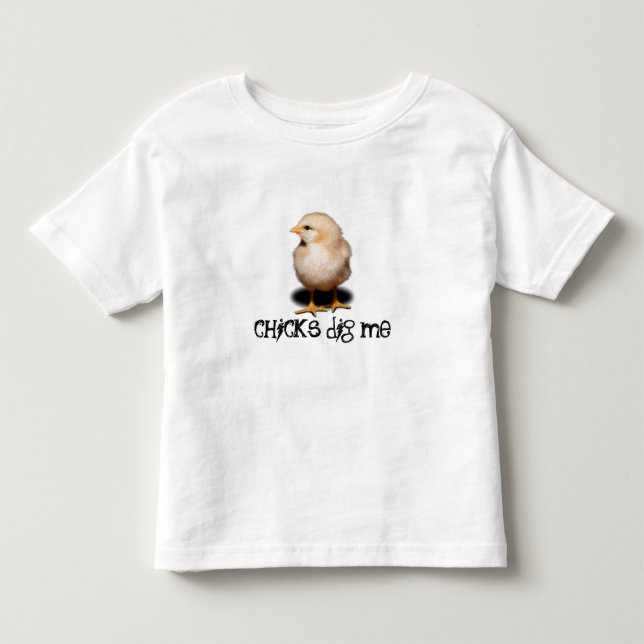 Chickar gräver mig t-shirt (Framsida)