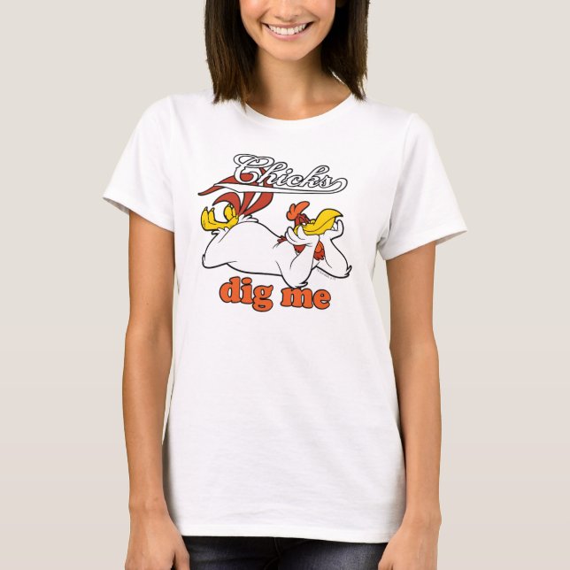 Chickar Gräver mig T-shirt (Framsida)