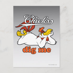 Chickar Gräver mig Vykort