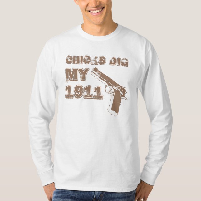 Chickar gräver min 1911 - solbrännan tröja (Framsida)