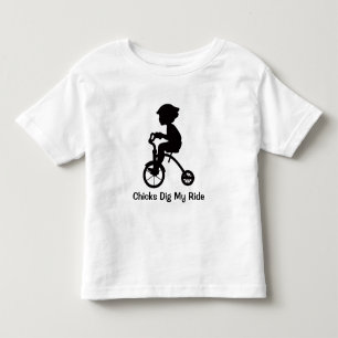 Chickar gräver min ritt tee shirt