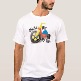 Chickar gräver min ritt tee shirt