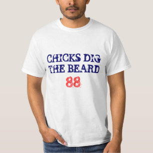 CHICKAR GRÄVER SKÄGGET, 88 TEE SHIRT