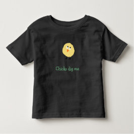 Chickar gräver småbarn skjorta tee shirt