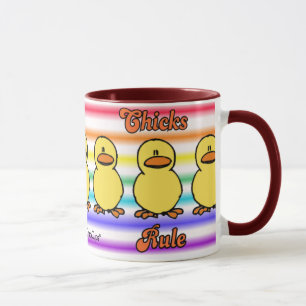 Chickar härskar 2 mugg