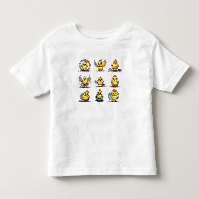 CHICKAR i SKAPAR T Shirt (Framsida)