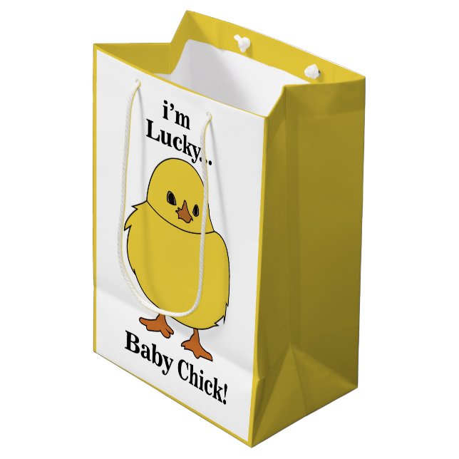 Chickar jag är Lucky Baby Chick (Framsidan Vinklad)