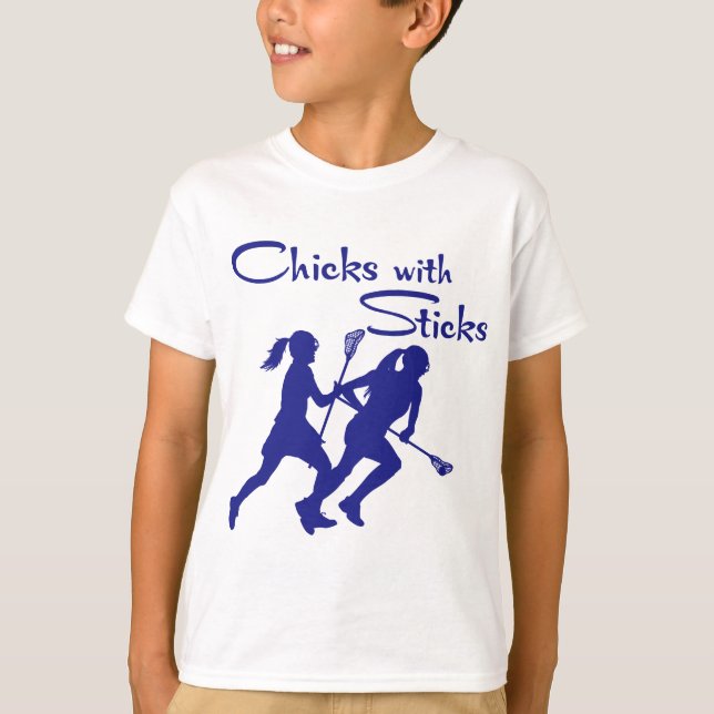 CHICKAR MED SLAPPA PINNAR - TEE SHIRT (Framsida)
