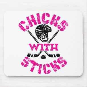 Chickar med Sticks Hockey Women Girls Musmatta