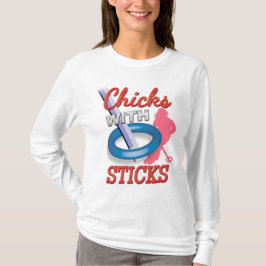 "Chickar med sticks" T Shirt