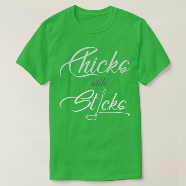 Chickar med stift t shirt (Design framsida)