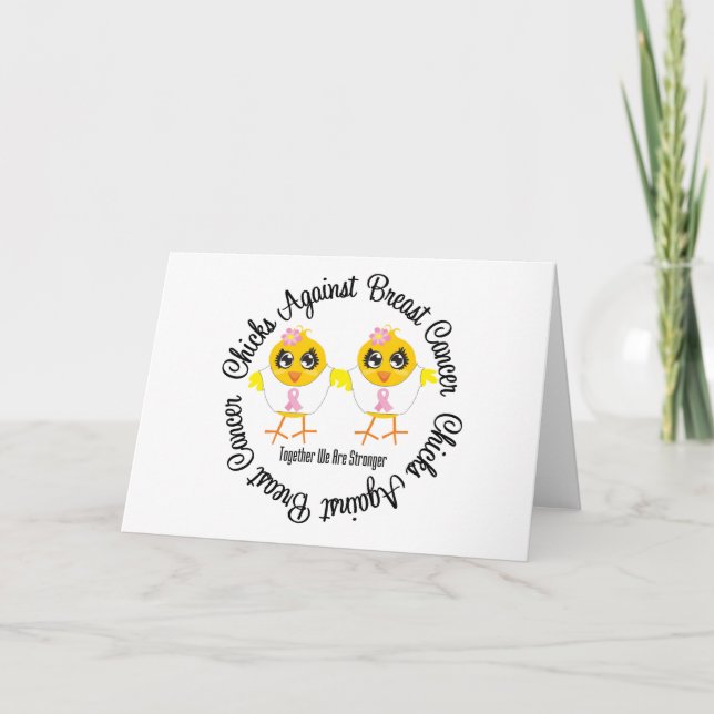 Chickar mot bröstcancer kort (Framsida)