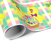 Chickar och Basket i påsk och Chickar och ägg