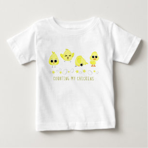 Chickar och räkningar för mina kycklingar t shirt