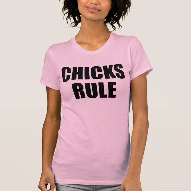 Chickar Regel T-Shirt Tumblr (Framsida)