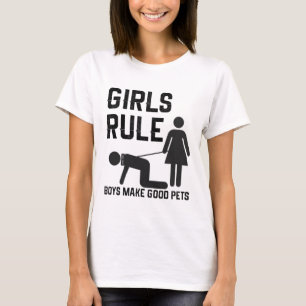 chickar regelpojkar gör bra husdjur t shirt