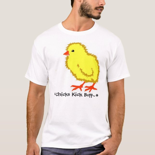 Chickar sparkar ändan! tee shirt (Framsida)