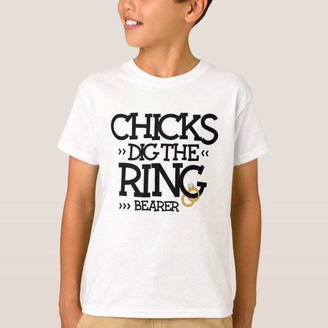 chickarna gräver skjortskjortan med ringpärmsskjor t shirt (Framsida)