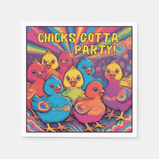 Chickarna party pappersservett