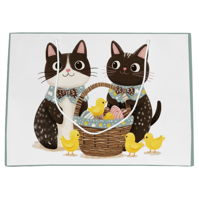 Chickarna påsk Cats Påsk Basket Baby (Framsidan)