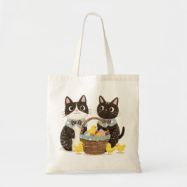 Chickarna påsk Cats Påsk Basket Baby Tygkasse