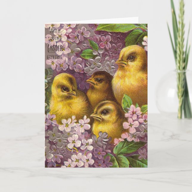 Chickarna påsk helgkort (Framsida)