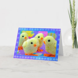 Chickarna påsk helgkort