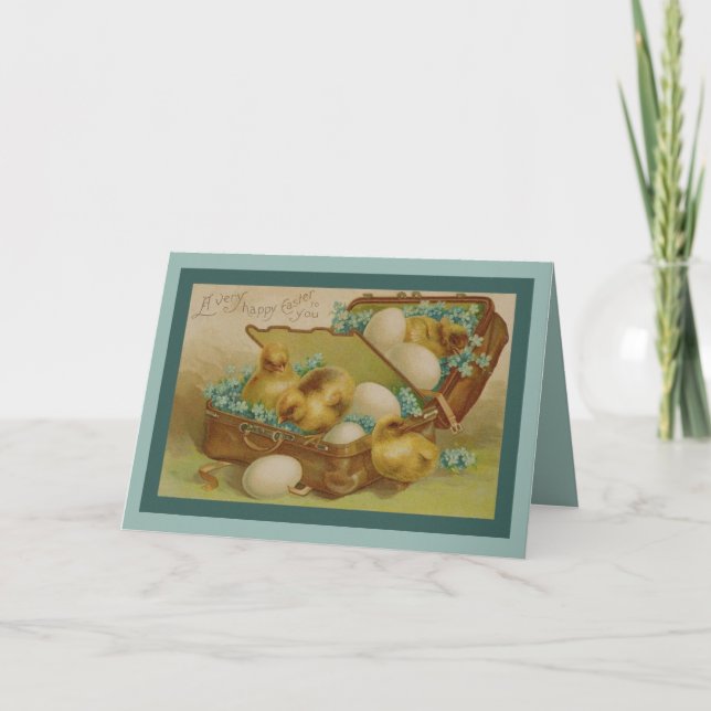 Chickarna påsk helgkort (Framsida)