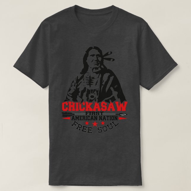 CHICKASAW First American Nation T Shirt (Design framsida)