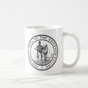 Chickasaw förseglar muggen kaffemugg