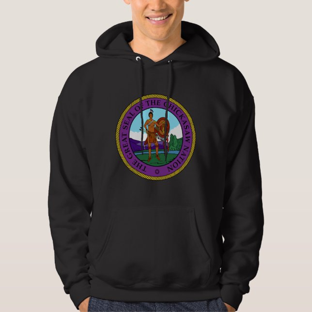 Chickasaw nation Seal Hoodie (Framsida)