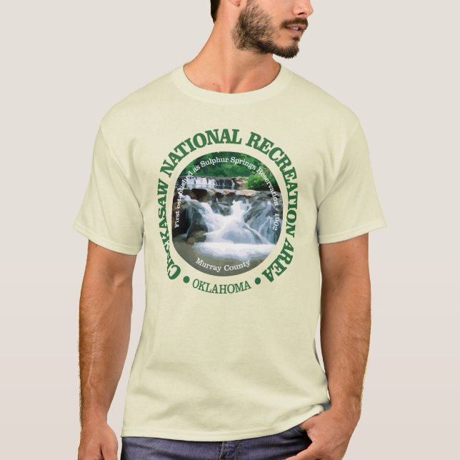 Chickasaw NRA T Shirt (Framsida)