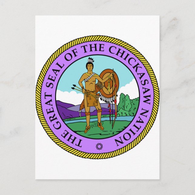 Chickasaw Seal Vykort (Framsida)