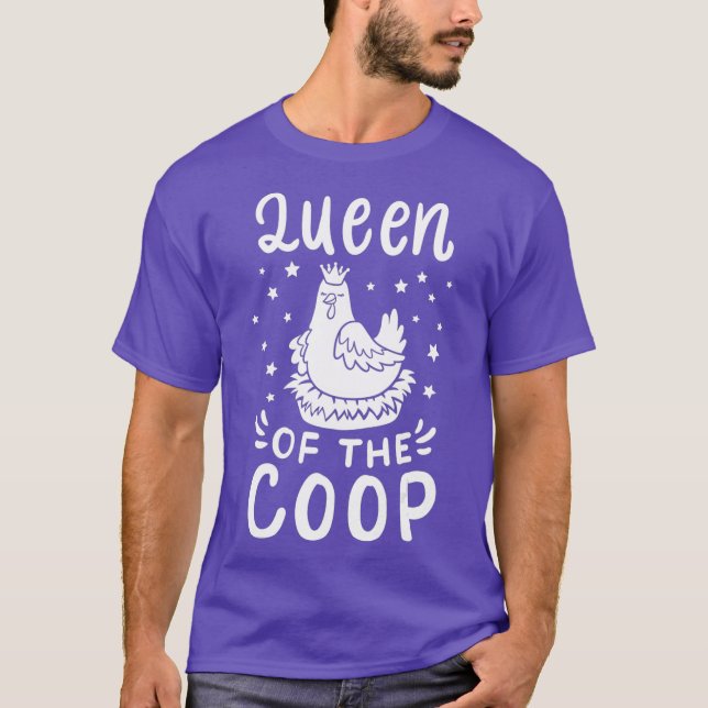 Chickdrottning vid Coop T Shirt (Framsida)