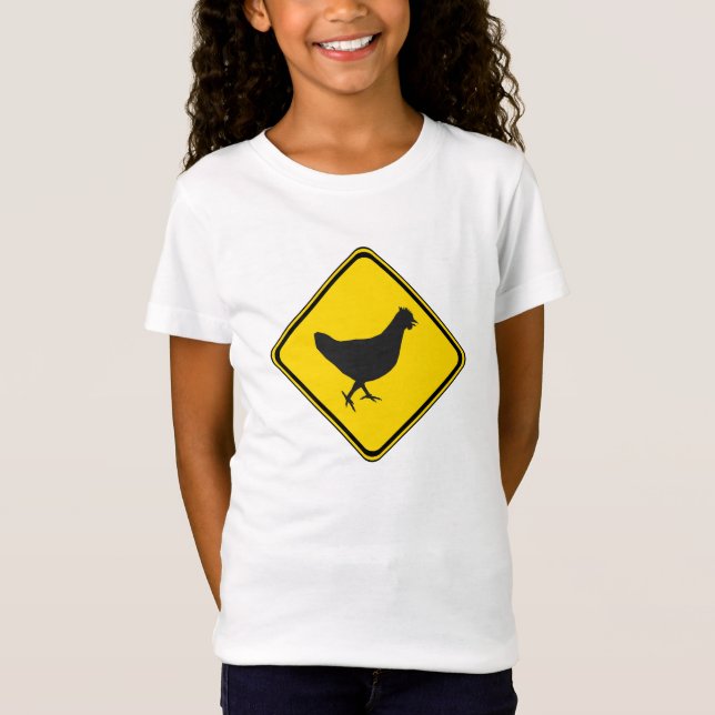 Chicken Ahead! T-shirt (Framsida)