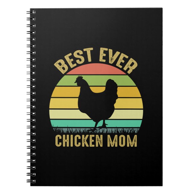 Chicken Älskare | Bästa någonsin-kyckling Mamma Anteckningsbok (Framsidan)