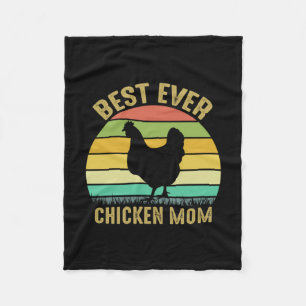 Chicken Älskare   Bästa någonsin-kyckling Mamma Fleecefilt