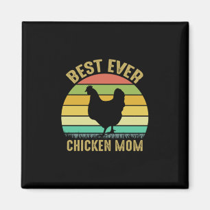 Chicken Älskare Bästa någonsin-kyckling Mamma Magnet