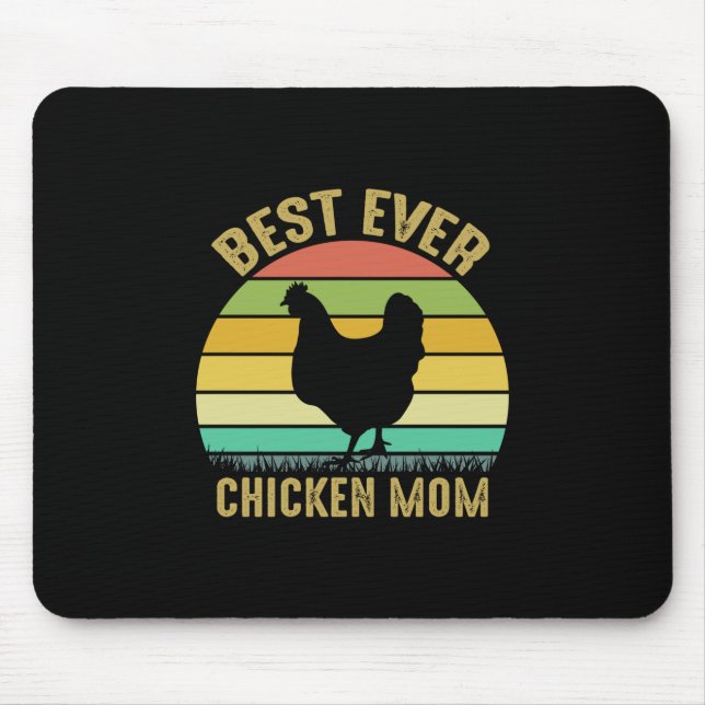 Chicken Älskare | Bästa någonsin-kyckling Mamma Musmatta (Framsidan)