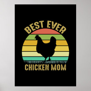 Chicken Älskare   Bästa någonsin-kyckling Mamma Poster