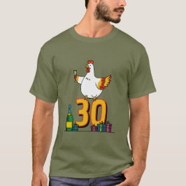 Chicken Älskare Birthday 30th Hen Pet Poultry T Shirt
