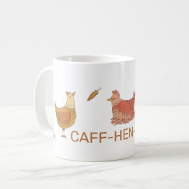 Chicken Älskare Caffeinfrny Kaffemugg