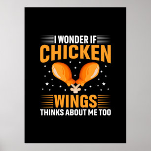 Chicken Älskare Chicken Vinge Poster